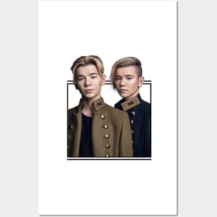 Marcus and Martinus drawing Posters and Art